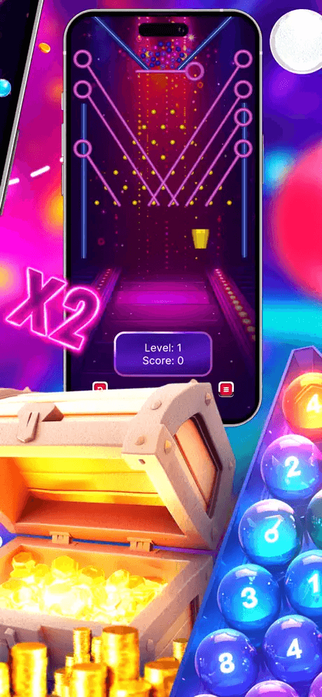 Plinko-bal WBetz Screenshot